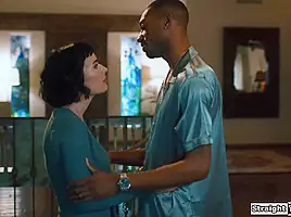 My black boss can fuck my big tits milf wife only one time