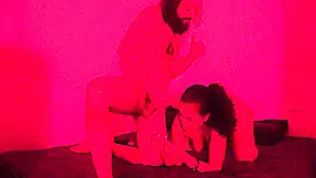 The Red Light Really Turns Us On, Was 3 Am Thats Night N Was The 3th Fuck. Intense Orgasm, Cum Eat
