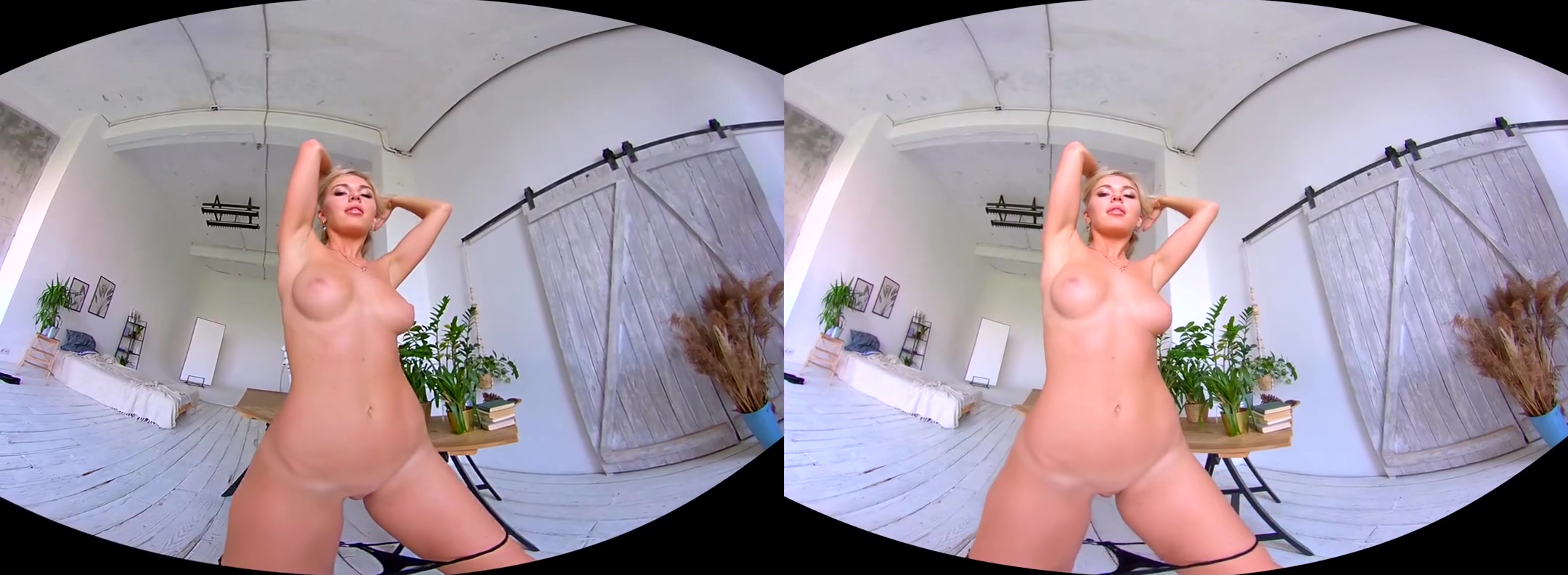 Busty Blonde Teen 18+ Teasing In Exclusive Stasyq Vr Video